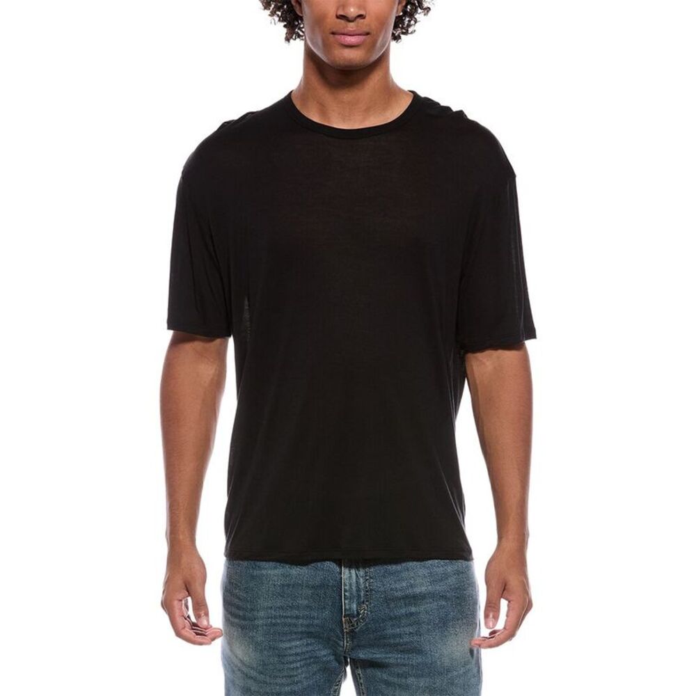 Atm Anthony Thomas Melillo Mens Crewneck T-Shirt, Black